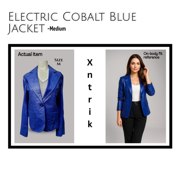 🔥 Electric Cobalt Blue Power Jacket ⚡Bundle & Save - Picture 1 of 12